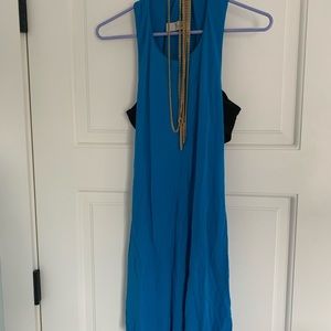 Y Yigal turquoise swing dress